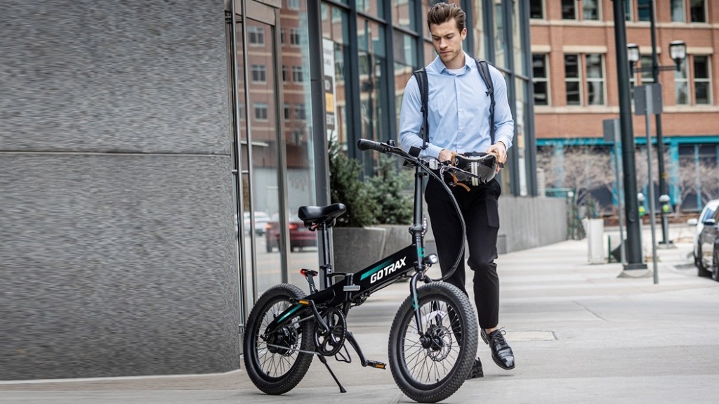 Gotrax 20" Folding Electric Bike - Great Foldable eBike for Commuting Around Town