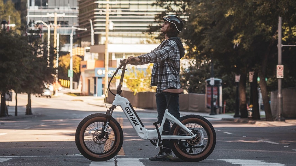 Gotrax F5 Folding Electric Bike - Foldable Fat Tire Commuter eBike