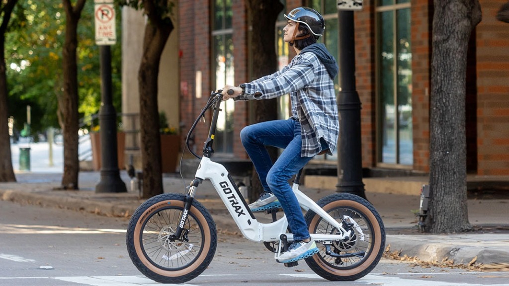 Gotrax F5 Folding Electric Bike - Foldable FatTire City eBike for Your Urban Commutes