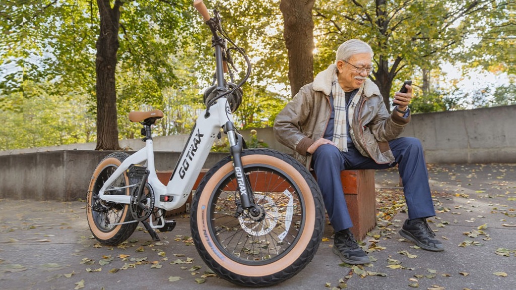 Gotrax F5 Folding Electric Bike - Foldable FatTire City eBike for Your Urban Life