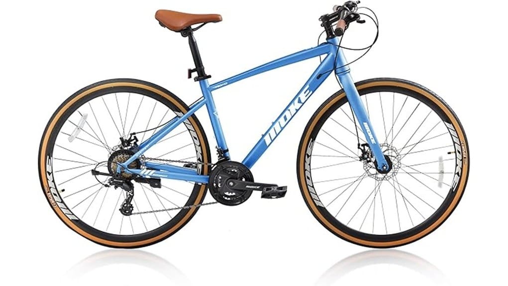24 speed 700c hybrid bicycle