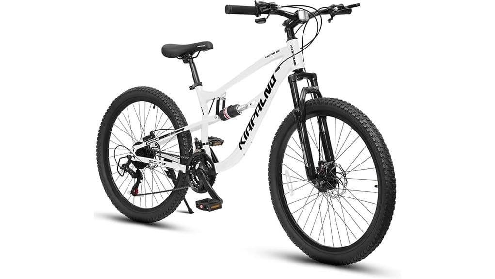 26 inch dual suspension mountain bike