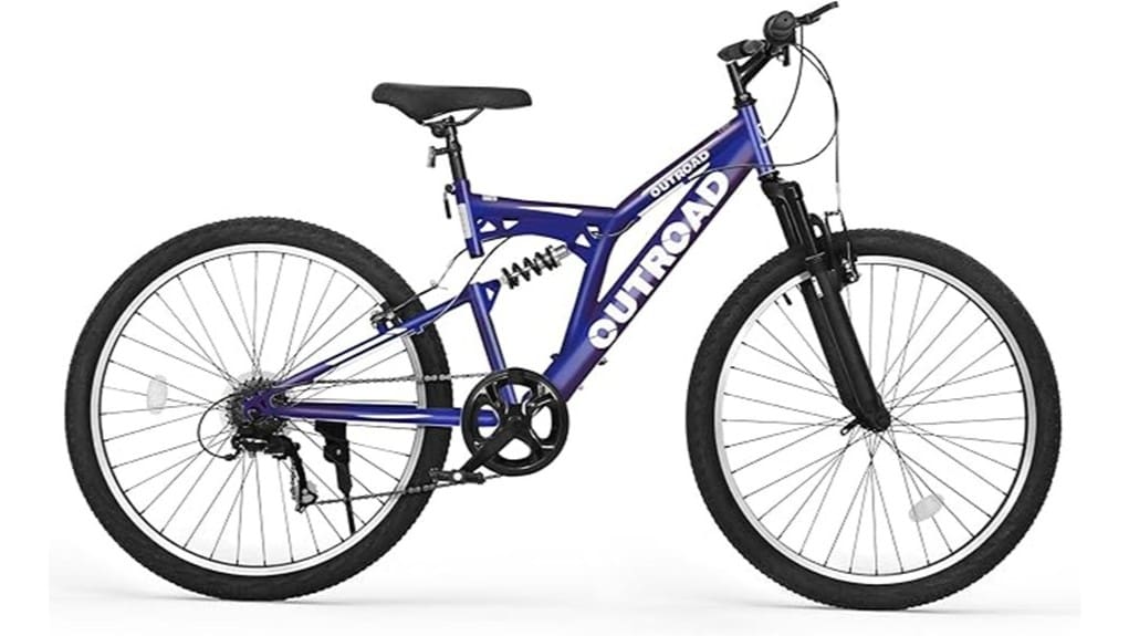 26 inch dual suspension mountain bike