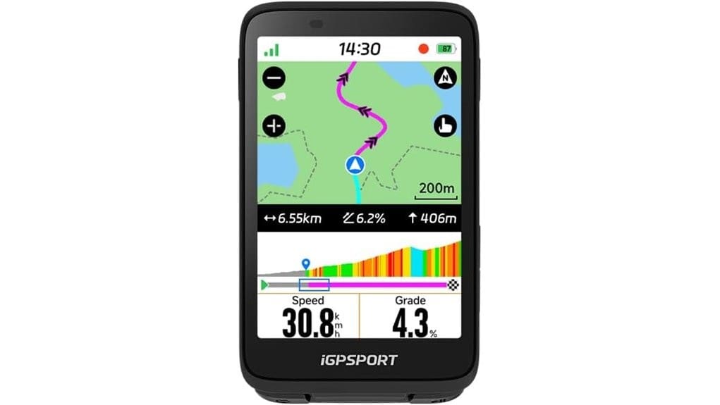 accurate cycling navigation and metrics