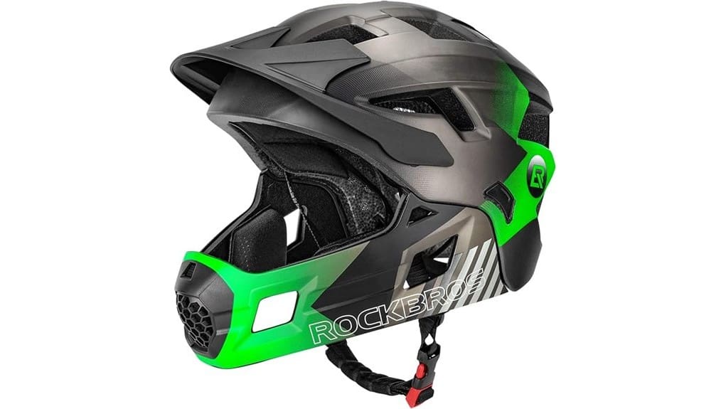 adjustable detachable full face helmet