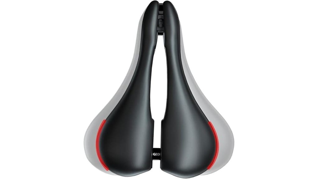 adjustable prostate friendly bicycle saddle