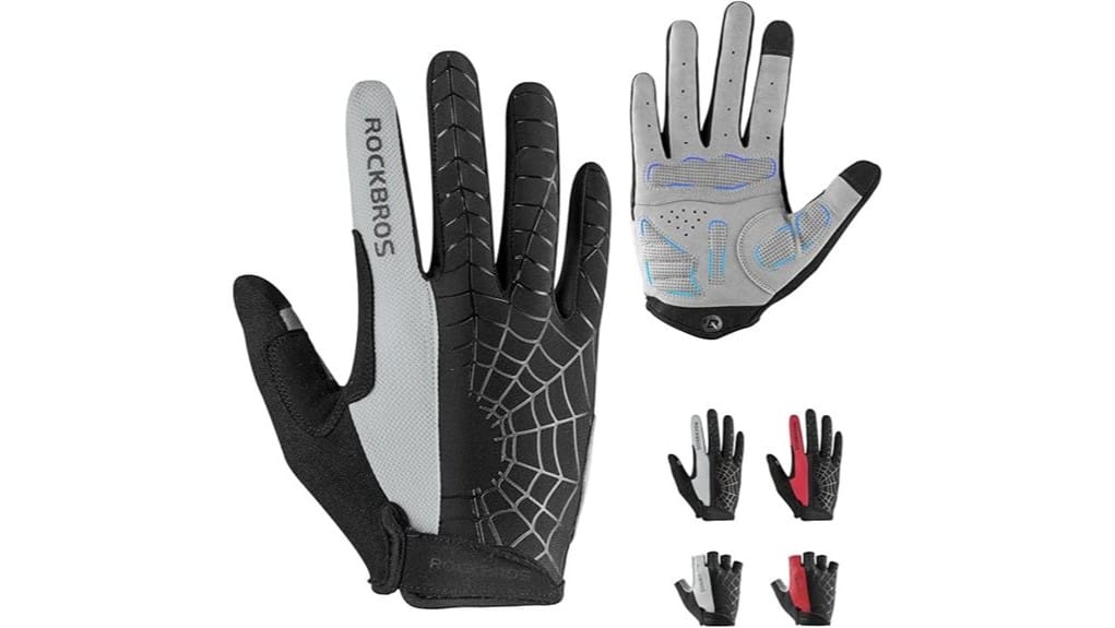 affordable padded breathable cycling gloves