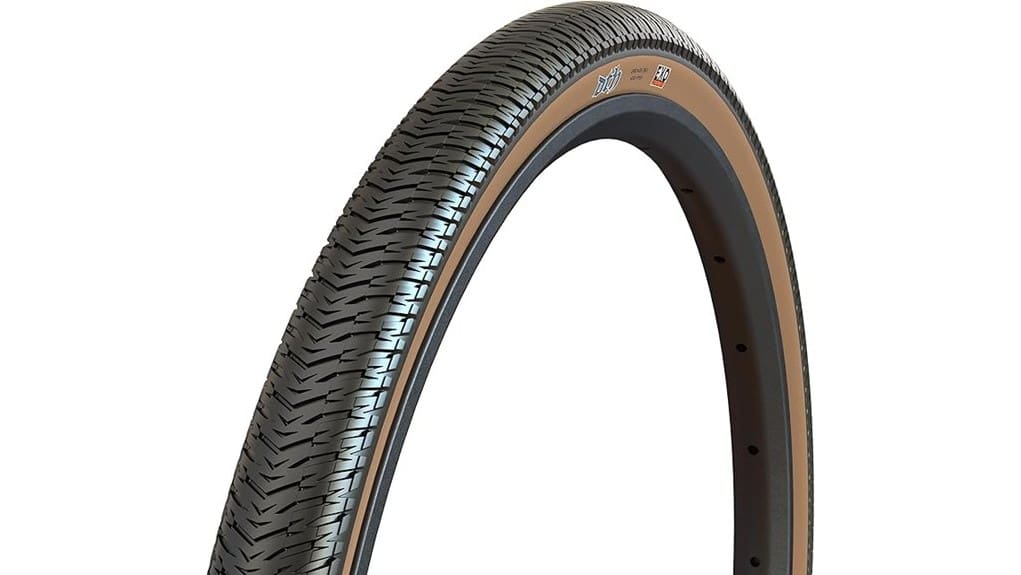 aggressive knobby dirt jump tire