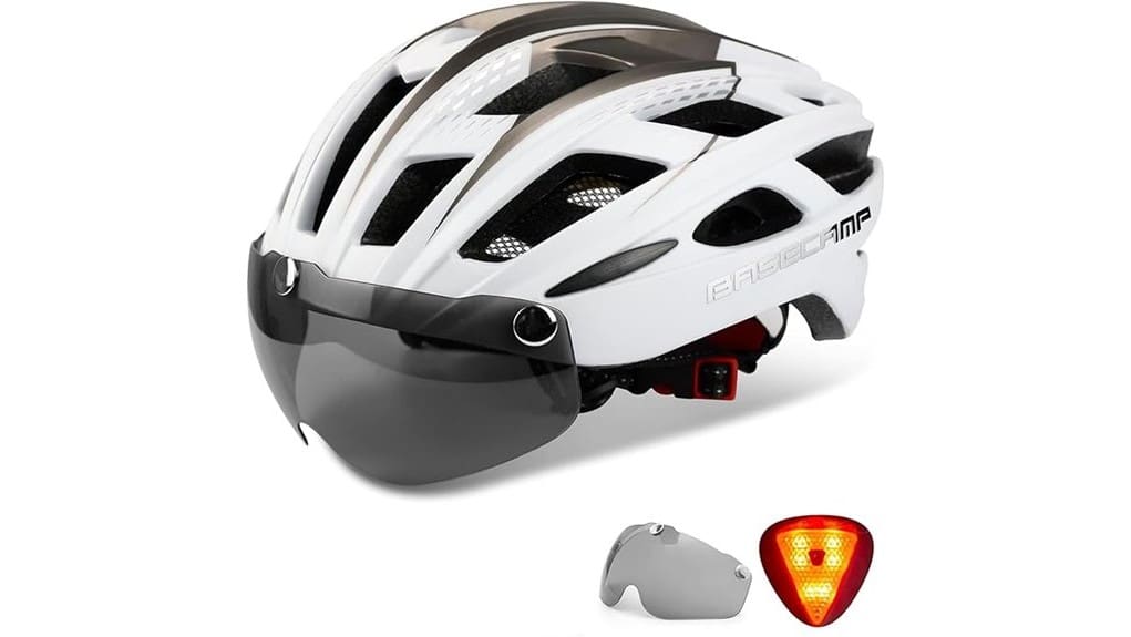 bike helmet with light
