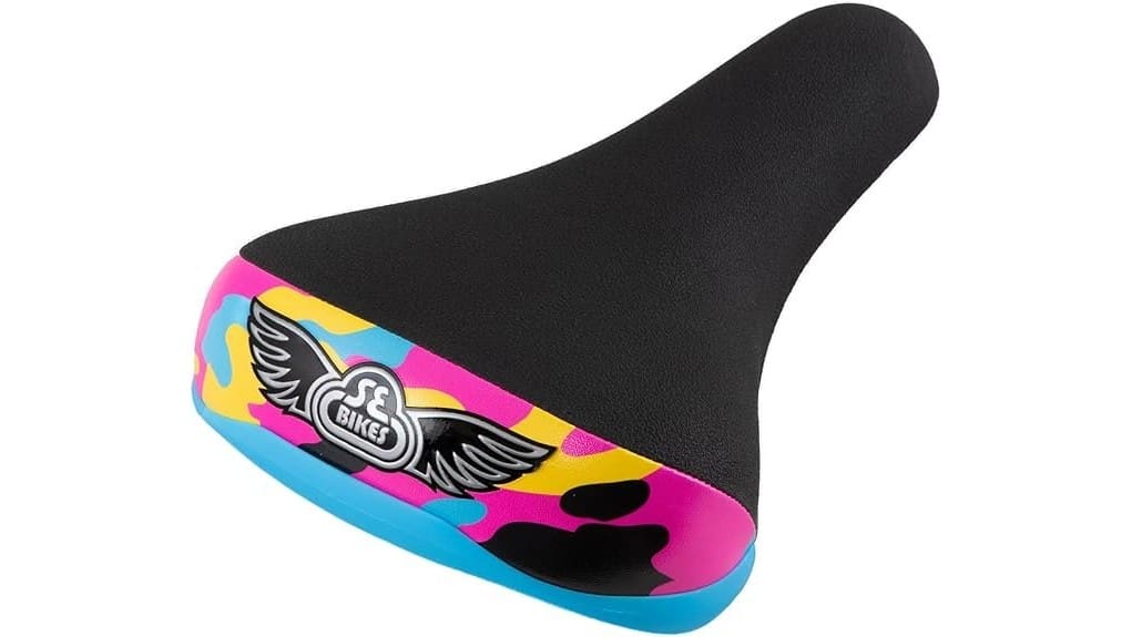 camo rainbow flyer saddle