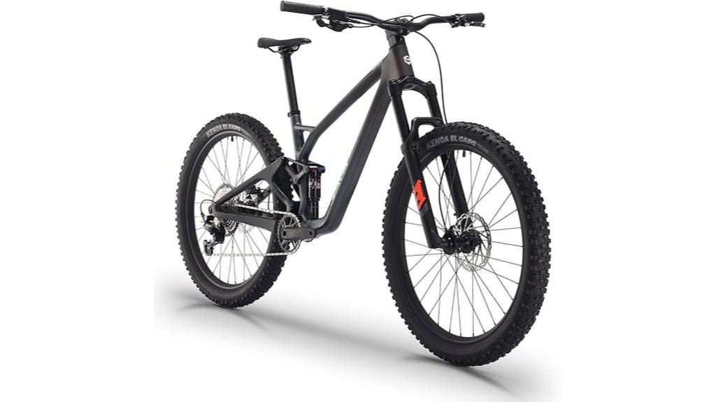 carbon fiber soft tail mountain bike