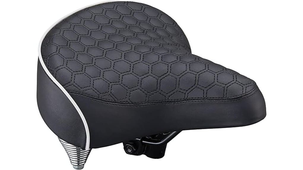 comfort focused schwinn bike saddle