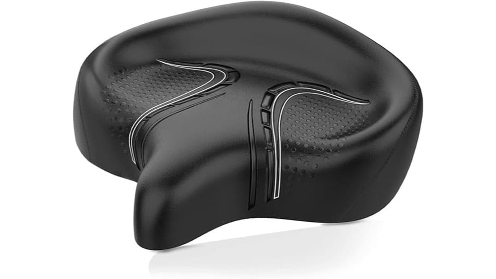 comfortable extra wide bike seat