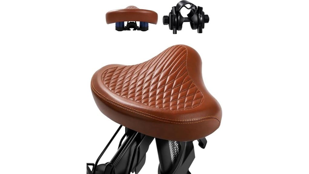 comfortable wide unisex saddle
