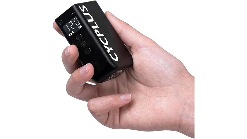 compact gauge equipped mini pump