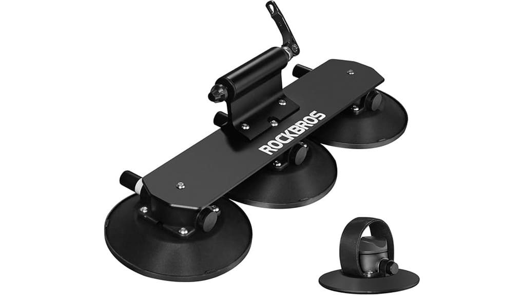 compact suction cup bike rack