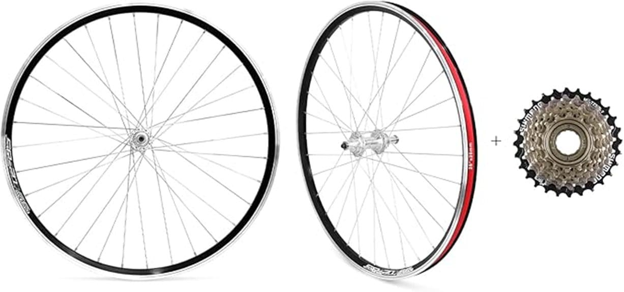durable 26 inch mountain wheelset