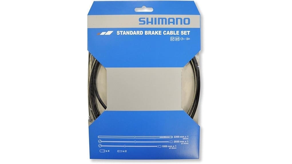 durable shimano brake cable set