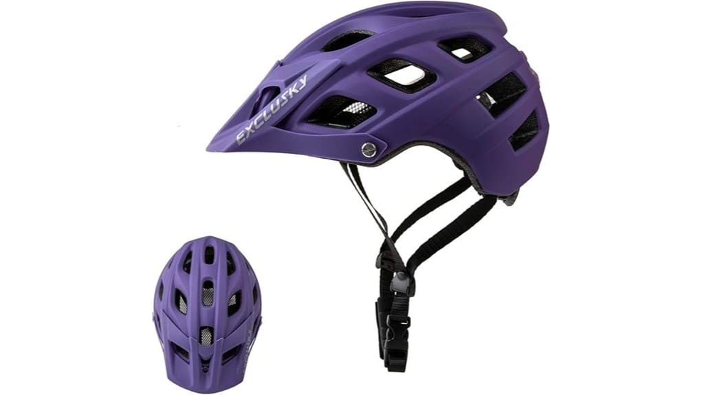 exclusky adult mountain bike helmet