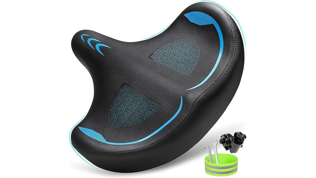 extra large unisex cushioned saddle
