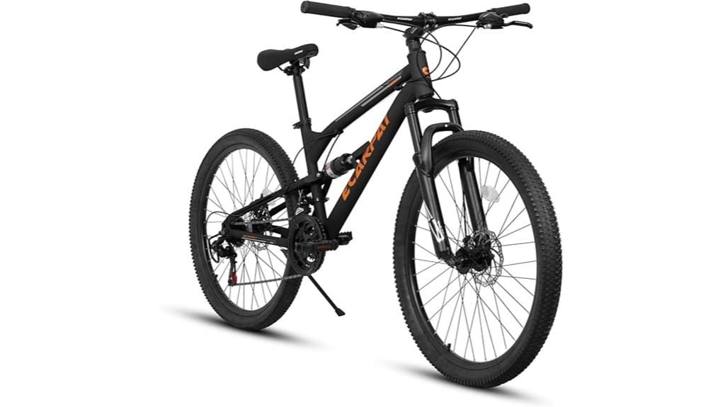 full suspension mountain bike sizes