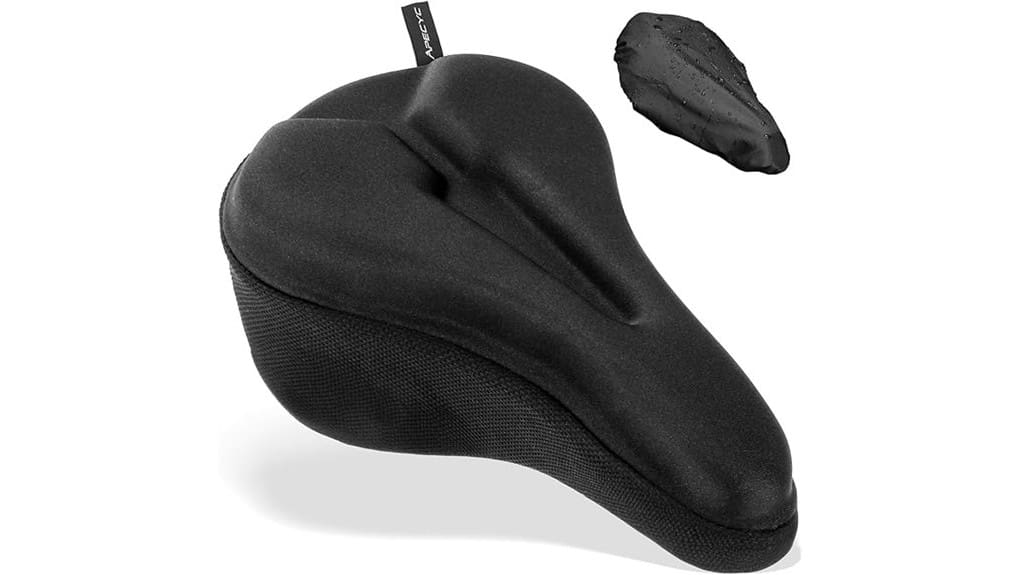 gel padded bike saddle cover