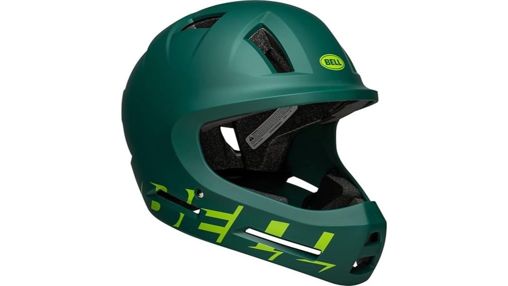 green bell drop youth helmet