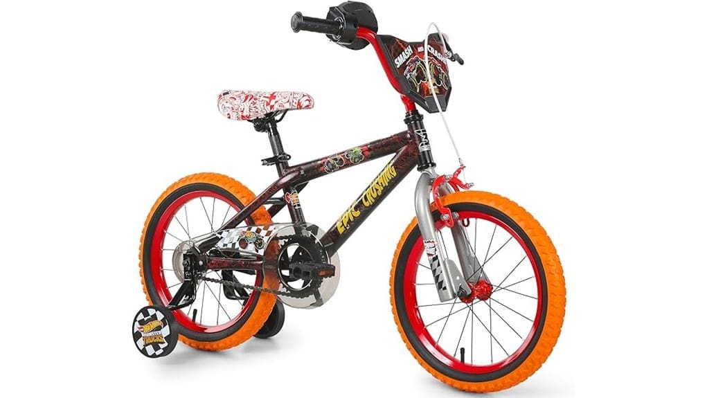 kids red 16 inch bmx