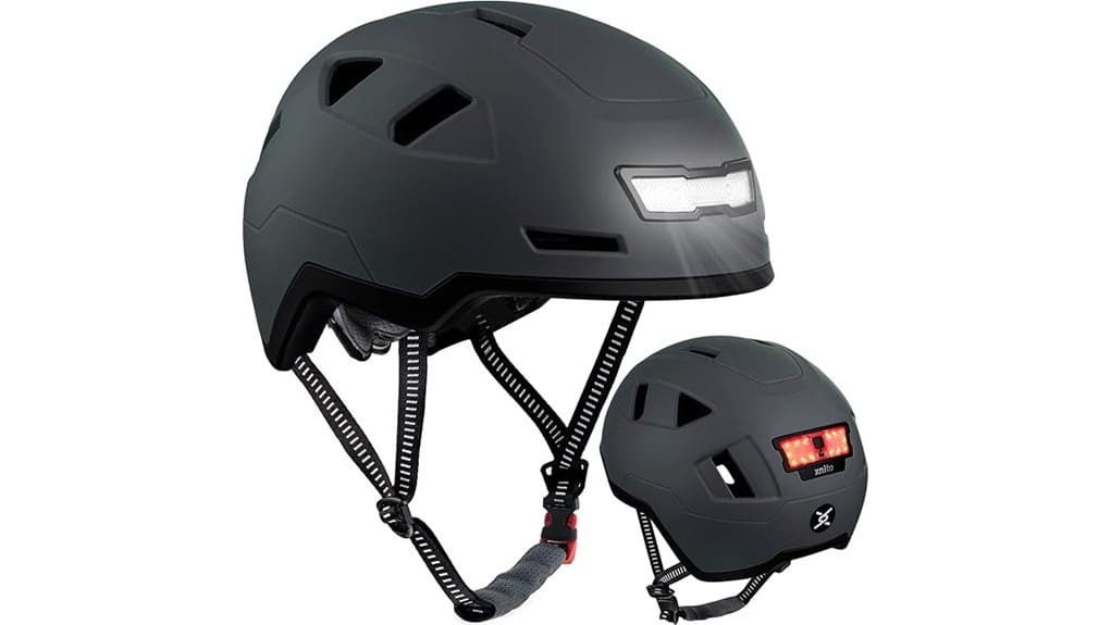 led equipped xnito bike helmet