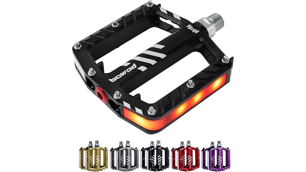 led lit bicycle pedal modes