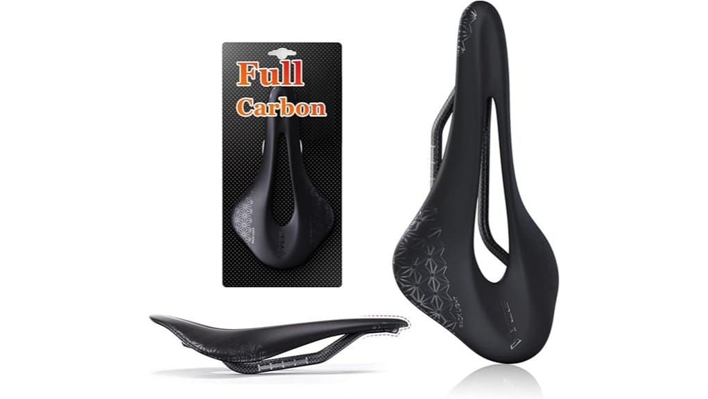 lightweight aerodynamic race saddle