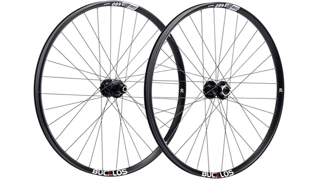 lightweight boost thru axle wheelset