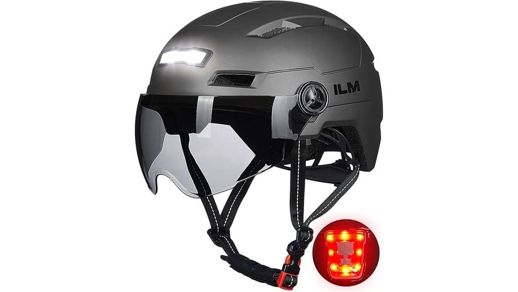 lightweight ventilated commuter helmet