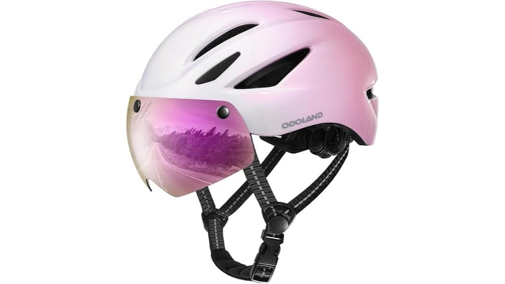 magnetic sun visor helmet