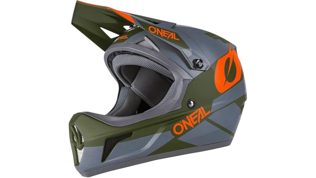 olive orange o neal sonus helmet