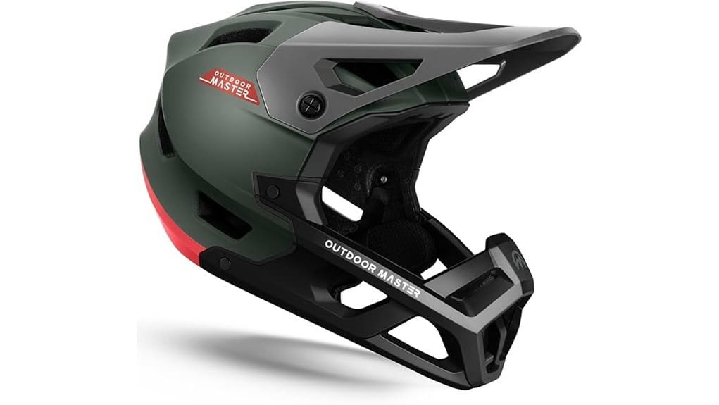 outdoormaster grizzly full face helmet