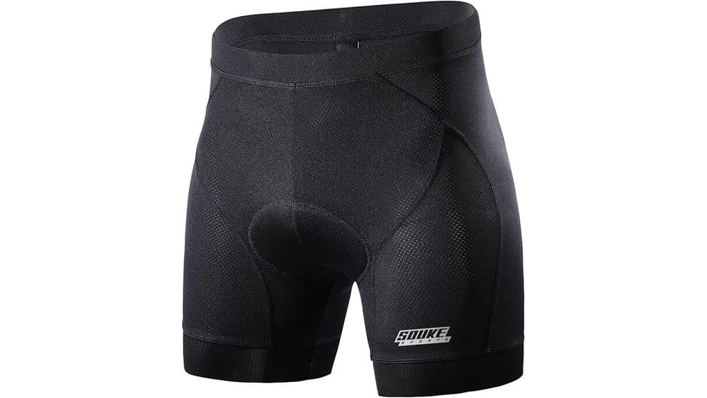 padded breathable cycling shorts