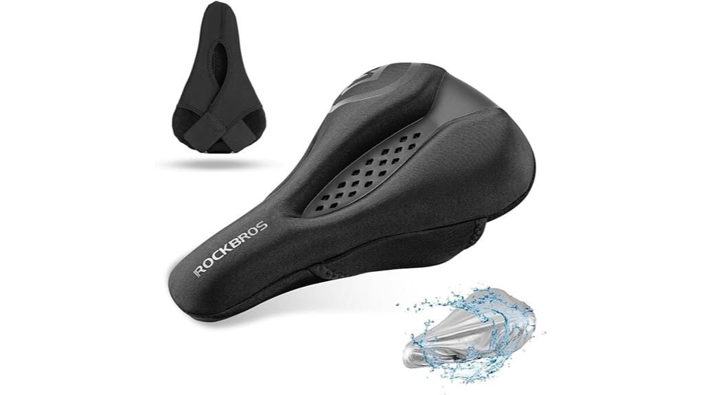 padded rockbros bicycle saddle cover