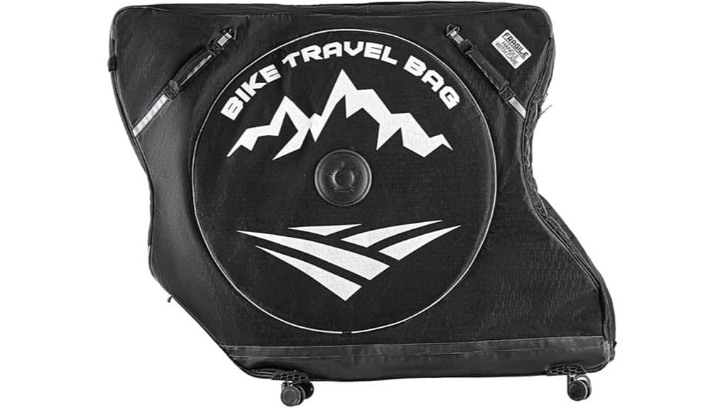 padded wheeled bike case