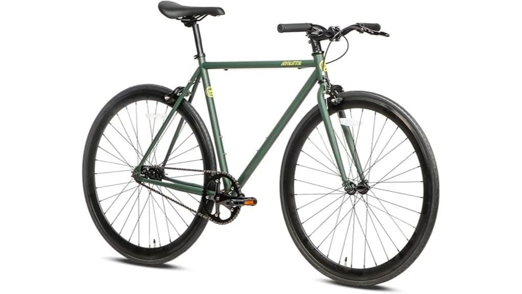 single speed fixed gear urban commuter