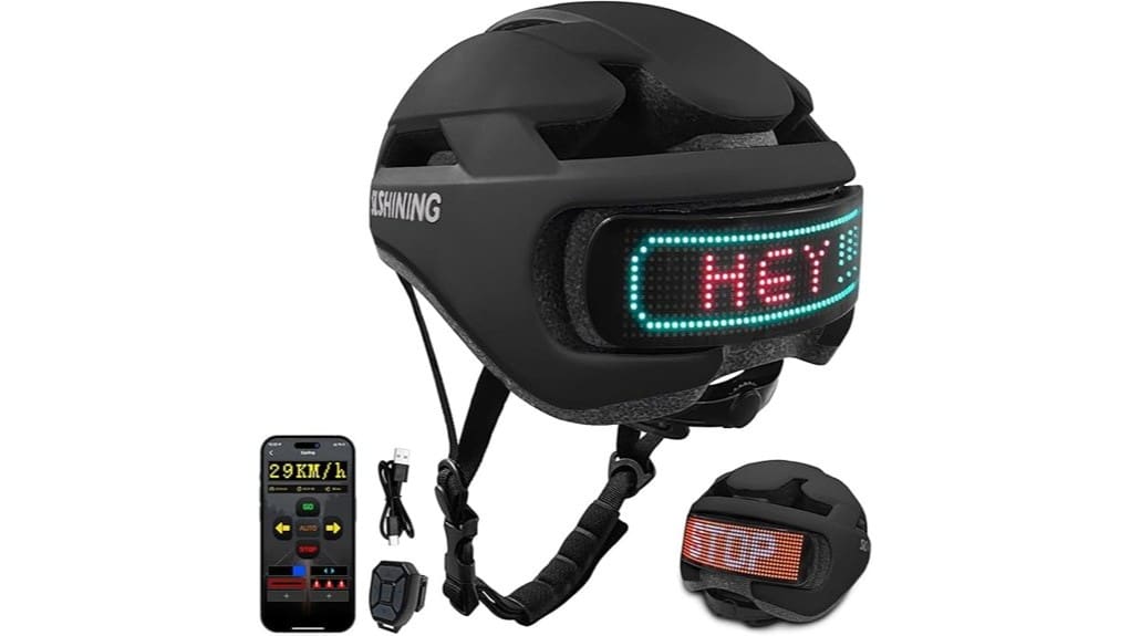 smart helmet with lights