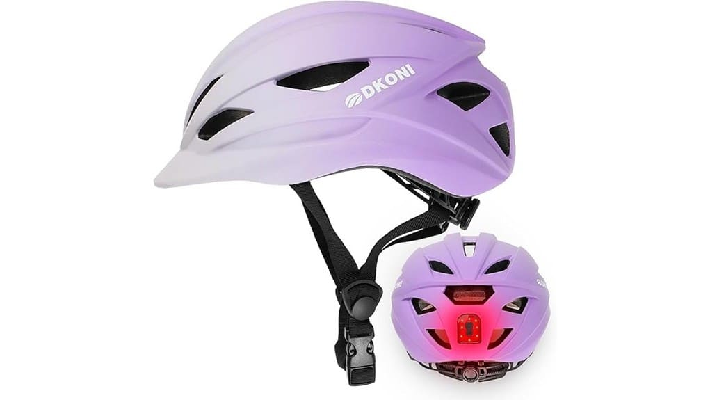 usb rear light helmet