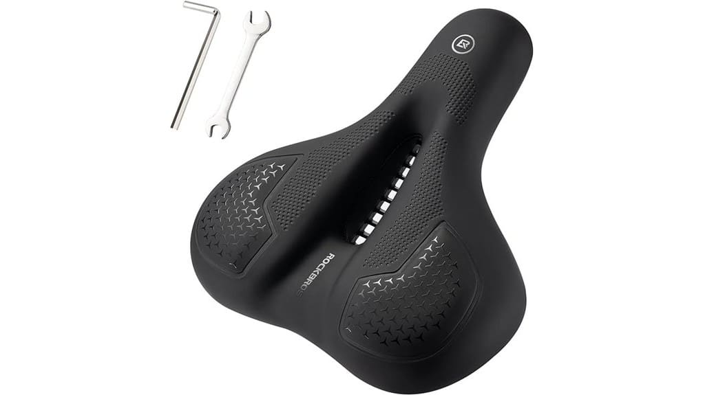 wide waterproof gel saddle