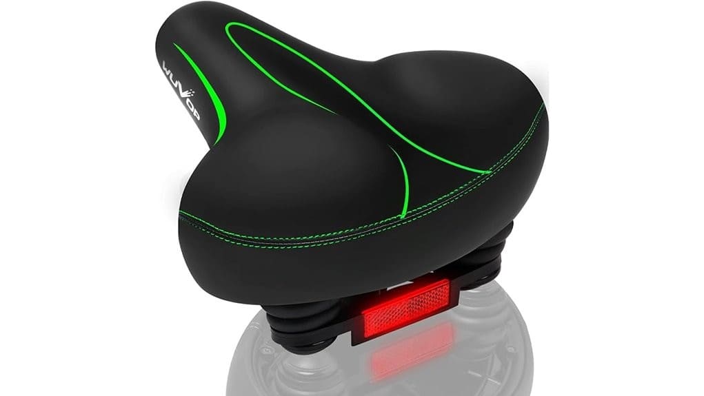 wide waterproof oversized saddle
